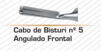 CABO DE BISTURI ANGULADO FRONTAL Nº 5 