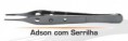 PINÇA ADSON COM SERRILHA 12CM